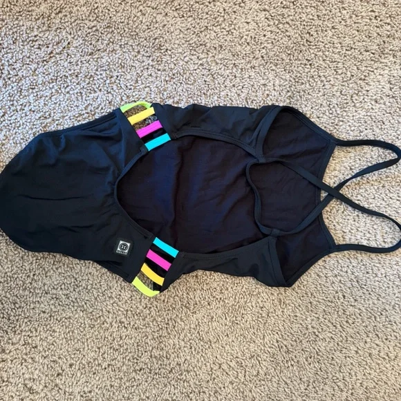 Jolyn Julian 2 Size 26 Black Fixed Back Color Block - Picture 3 of 7